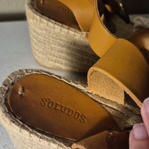 Soludos Women's Brown Espadrille Platforms